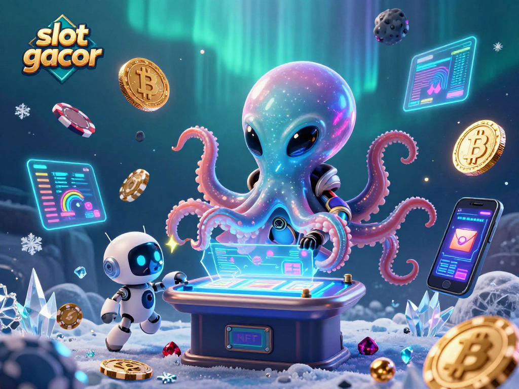 Engage with slot gacor at an alien casino featuring unique gaming elements and vibrant graphics.