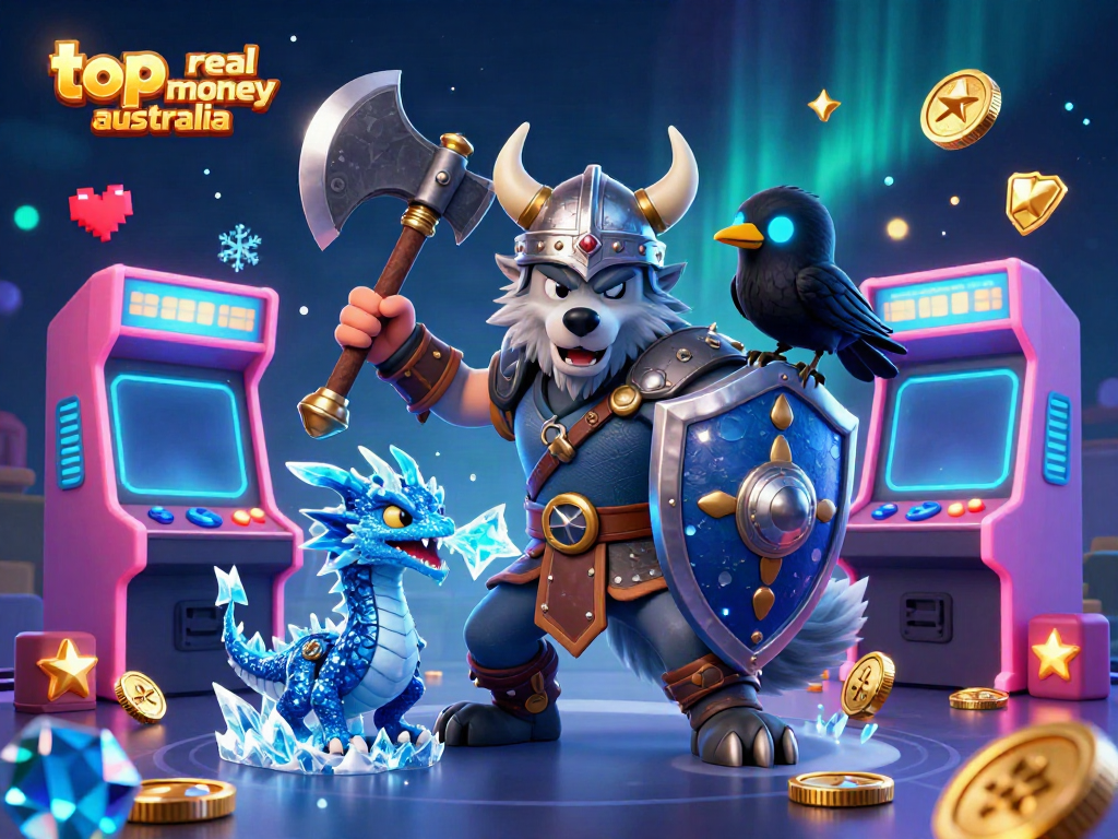 Experience the excitement at top real money casinos Australia with paw-some characters and vibrant game elements.