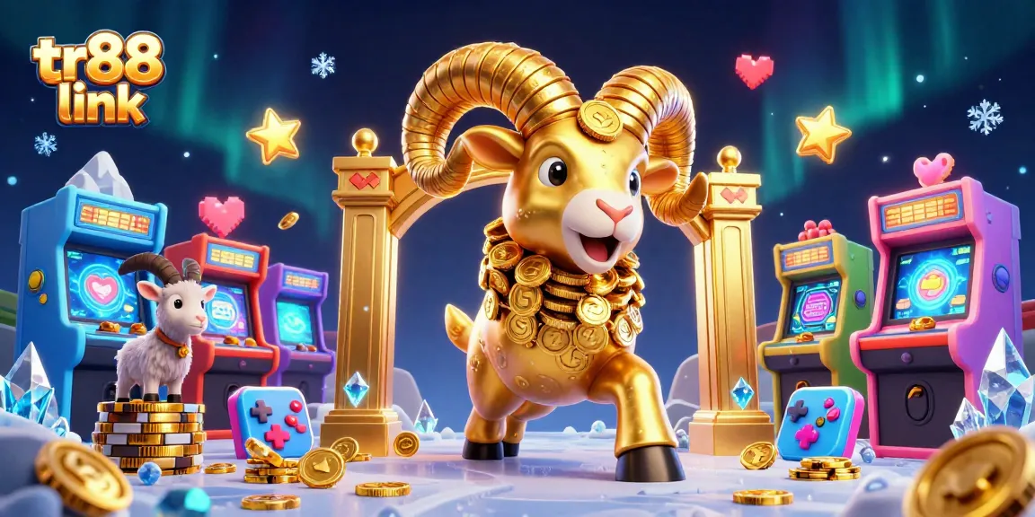 Experience the thrill of gaming at tr88 link with captivating golden ram and vibrant casino elements.