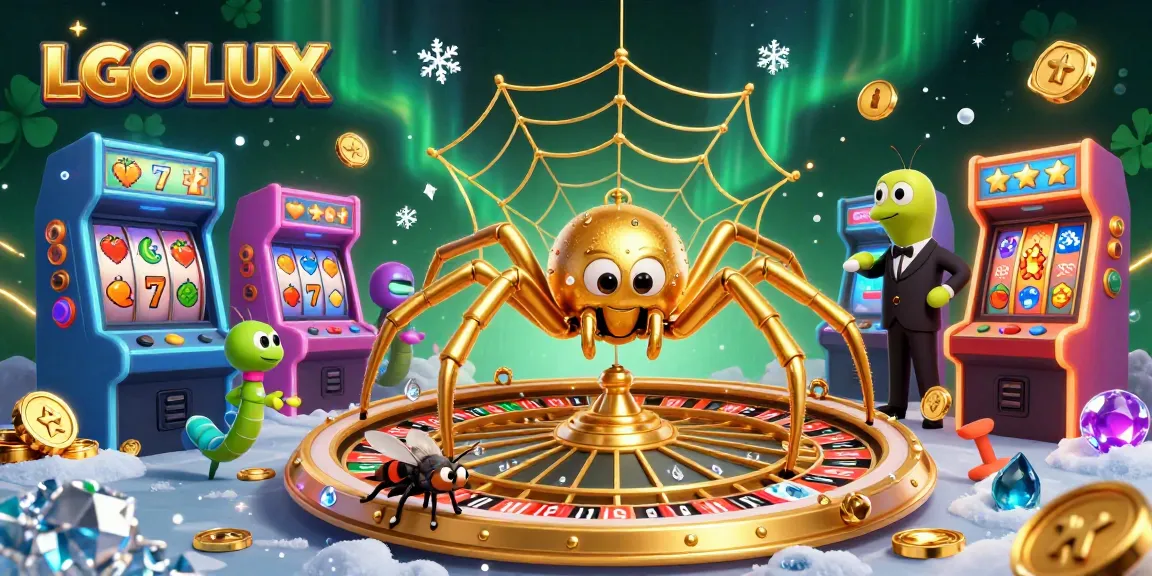 Experience thrilling gameplay with LGOLUX, featuring dynamic slots and vibrant casino elements.