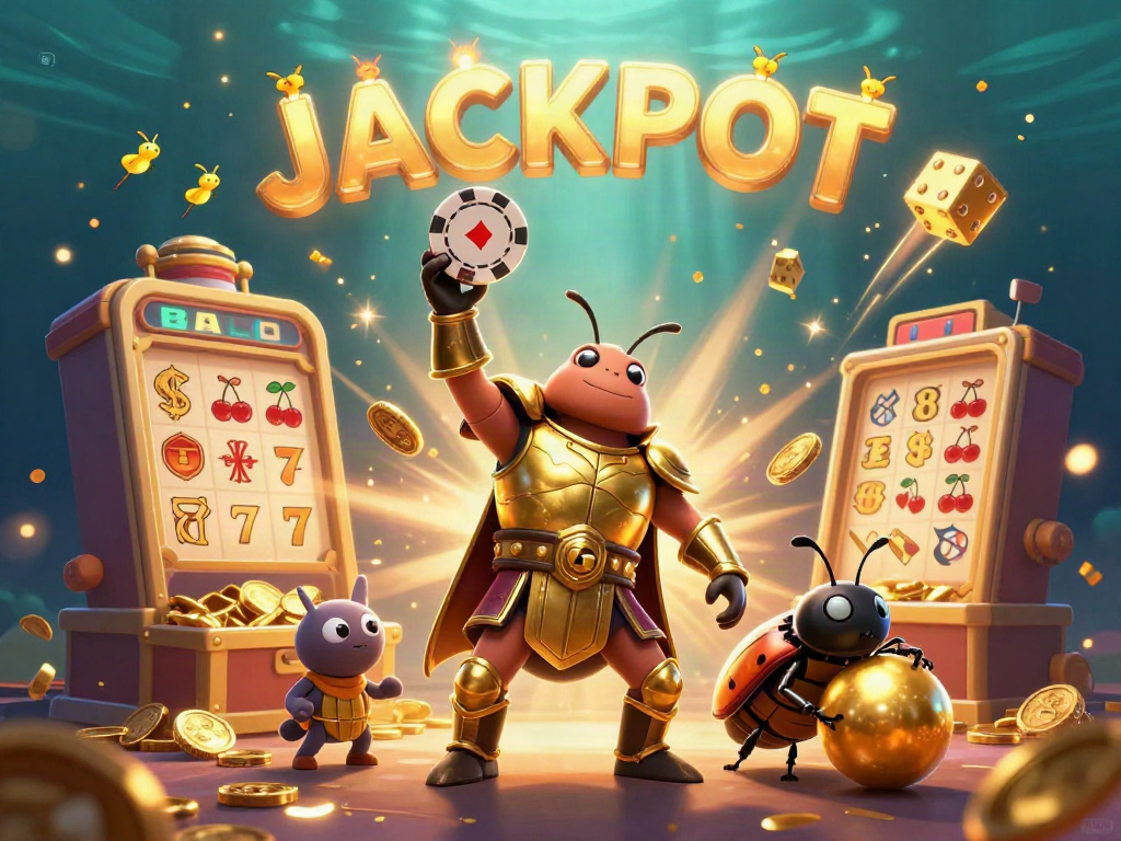 Experience the thrilling jackpot moment with qqnusa as animated characters celebrate and create excitement.