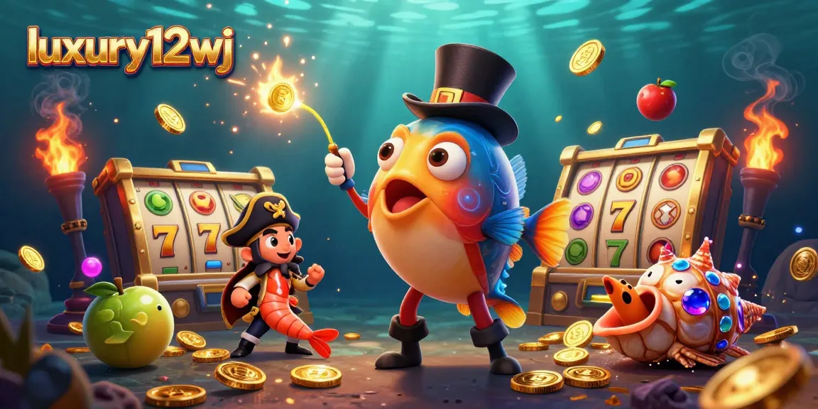 Engage with luxury12wj during high-stakes slot play featuring whimsical sea creatures.
