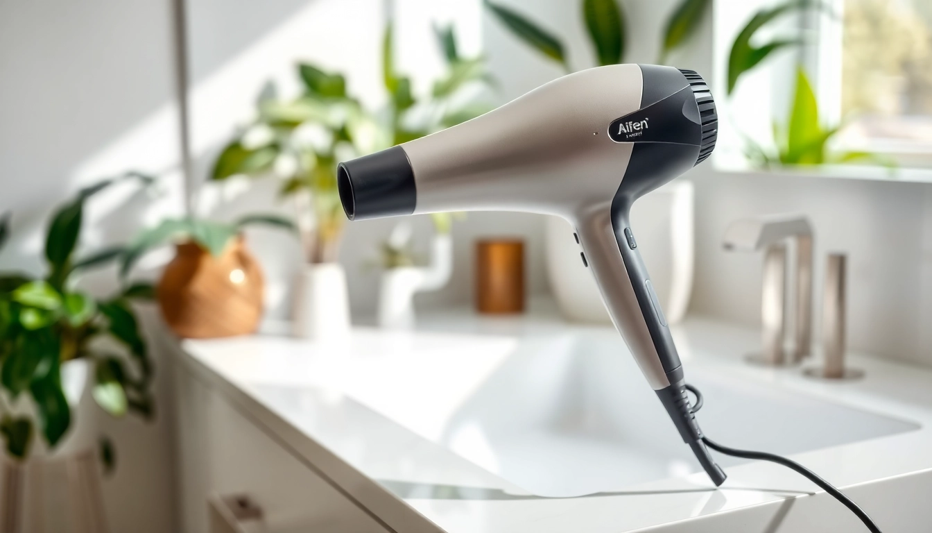 Stylish Laifen Swift hair dryer showcasing its innovative design for quality hair drying.