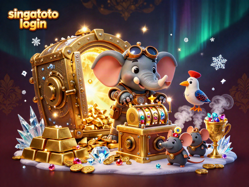 Experience the thrilling singatoto login in this vibrant casino scene.
