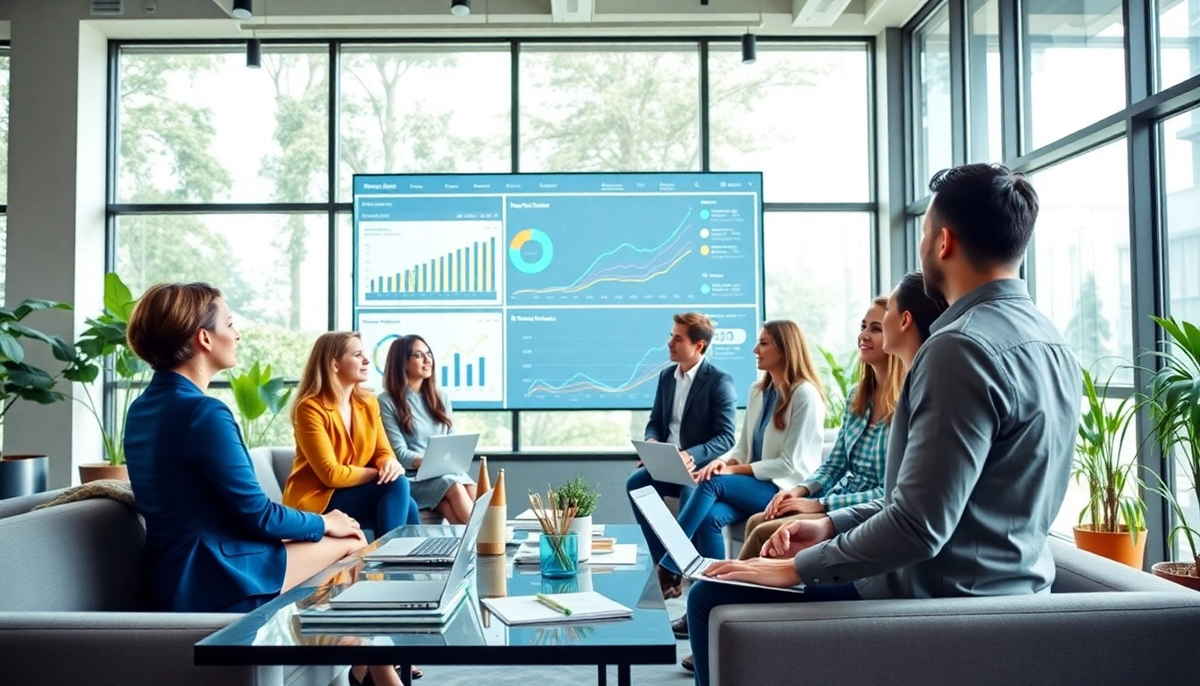 Showcasing a professional digital marketing team, emphasizing the Trusted Digital Marketing Partner approach.
