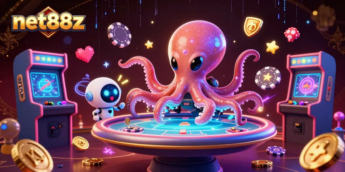 Engage in thrilling games at net88z with vibrant alien characters and immersive casino scenes.