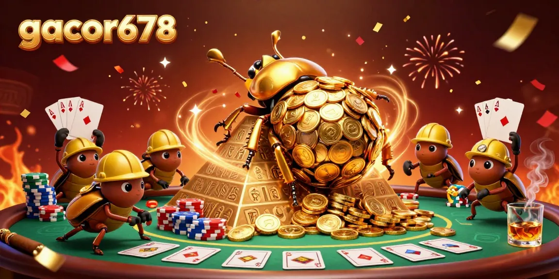 Experience immense wins with gacor678 in a vibrant 3D casino scene filled with dynamic action.