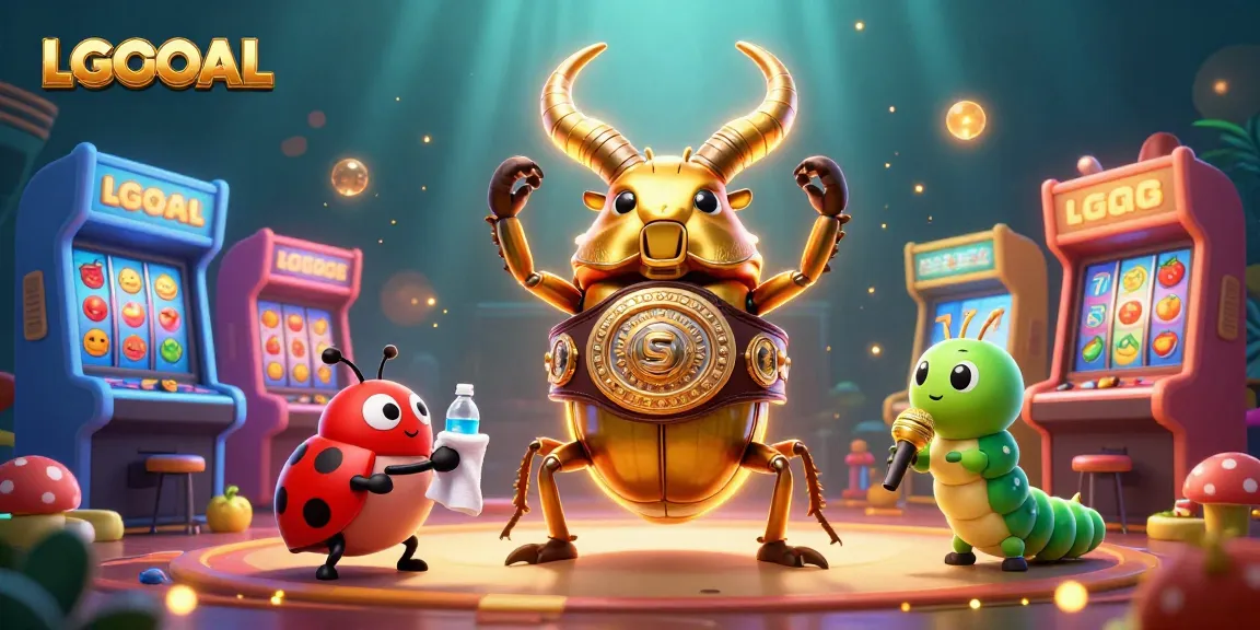 Experience thrilling gameplay with LGOGOAL's vibrant casino elements in this dynamic illustration.