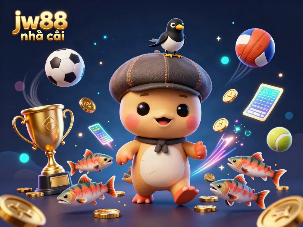 Experience gaming at jw88 nhà cái with lively characters, exciting sports action, and vibrant elements.