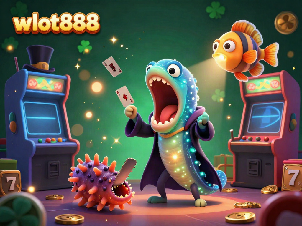 Menangkan jackpot di wslot888 dengan ilustrasi dalam dunia kasino magis yang mempesona.