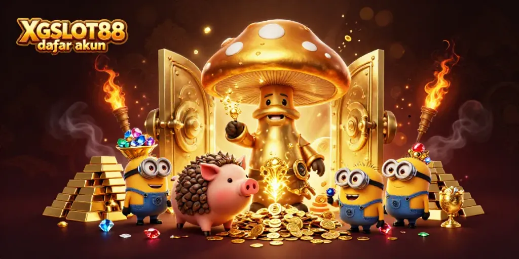 Menghadirkan keseruan XGSLOT88 daftar akun dengan karakter menarik dan elemen kasino yang glamor.