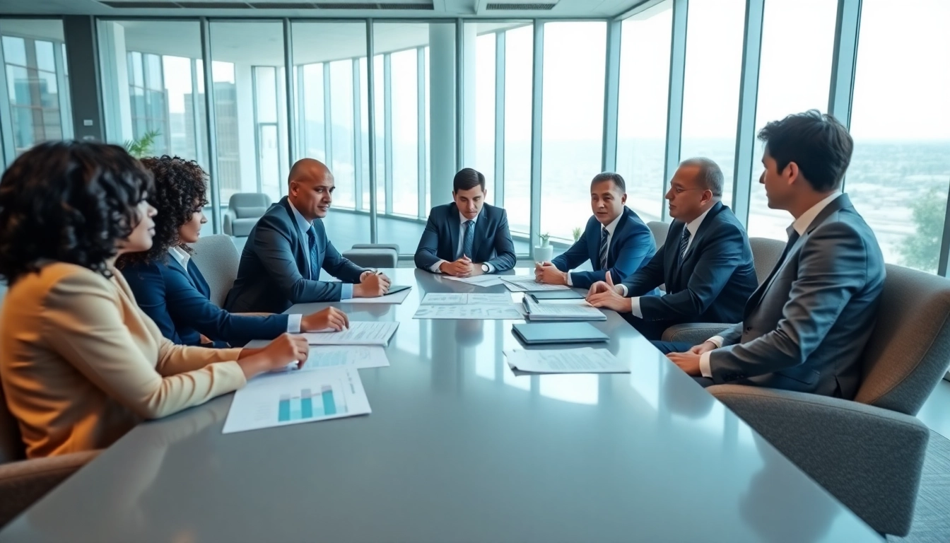 Discussing Business succession insurance Canada strategies in a modern office setting.